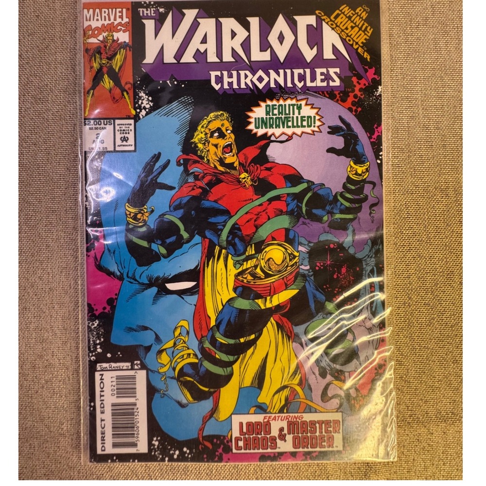 The Warlock Chronicles #2 (Aug 1993, Marvel) Infinity Crusade Crossover VF/NM